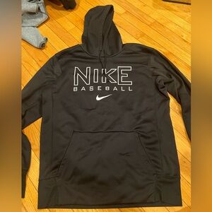 Nike Therma-Fit Black Baseball Hoodie